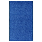 vidaXL Zerbino Lavabile Blu 90x150 cm