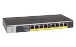 NETGEAR-GS108LP-Non-gestito-Gigabit-Ethernet--10-100-1000--Supporto-Power-over-Ethernet--PoE--1U-Nero-Grigio