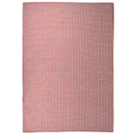 Tappeto da Esterni a Tessitura Piatta 160x230 cm Rosso