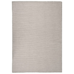 Tappeto da Esterni a Tessitura Piatta 160x230 cm Tortora