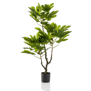 Emerald Albero di Fico Artificiale con Frutti 95 cm in Vaso