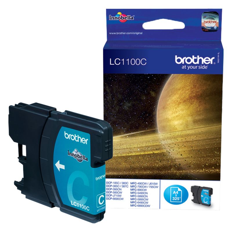 Brother-LC-1100C-cartuccia-d-inchiostro-1-pz-Originale-Ciano