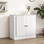 vidaXL Credenza Bianco Lucido 70x35,5x67,5 cm in Legno ingegnerizzato