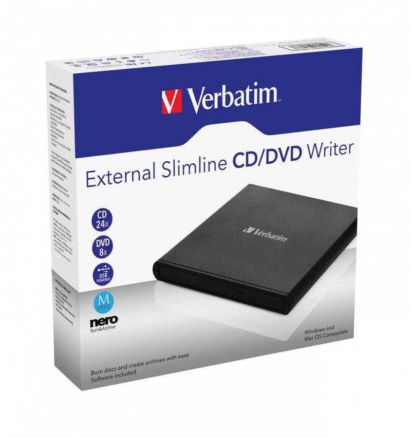 Verbatim-Masterizzatore-CD-DVD-esterno-Slimline