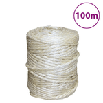 vidaXL Corda in Sisal 100% 4 mm 100 m