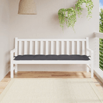 vidaXL Cuscino per Panca Antracite 180x50x7 cm in Tessuto Oxford