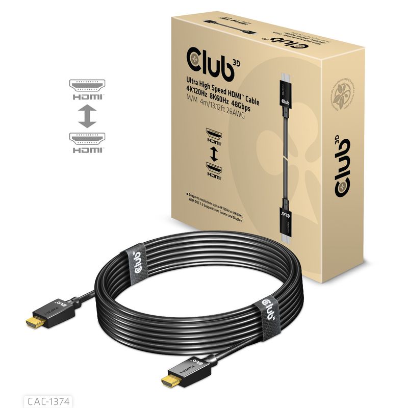 CLUB3D-CAC-1374-cavo-HDMI-4-m-HDMI-tipo-A--Standard--Nero