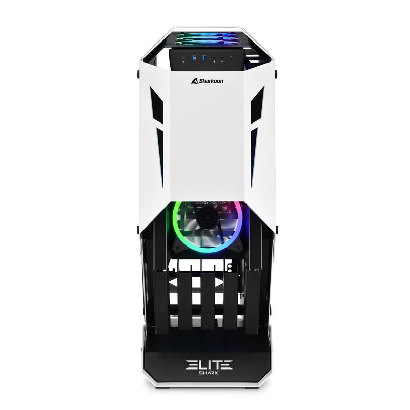 Sharkoon-ELITE-SHARK-CA700-Tower-Nero-Bianco