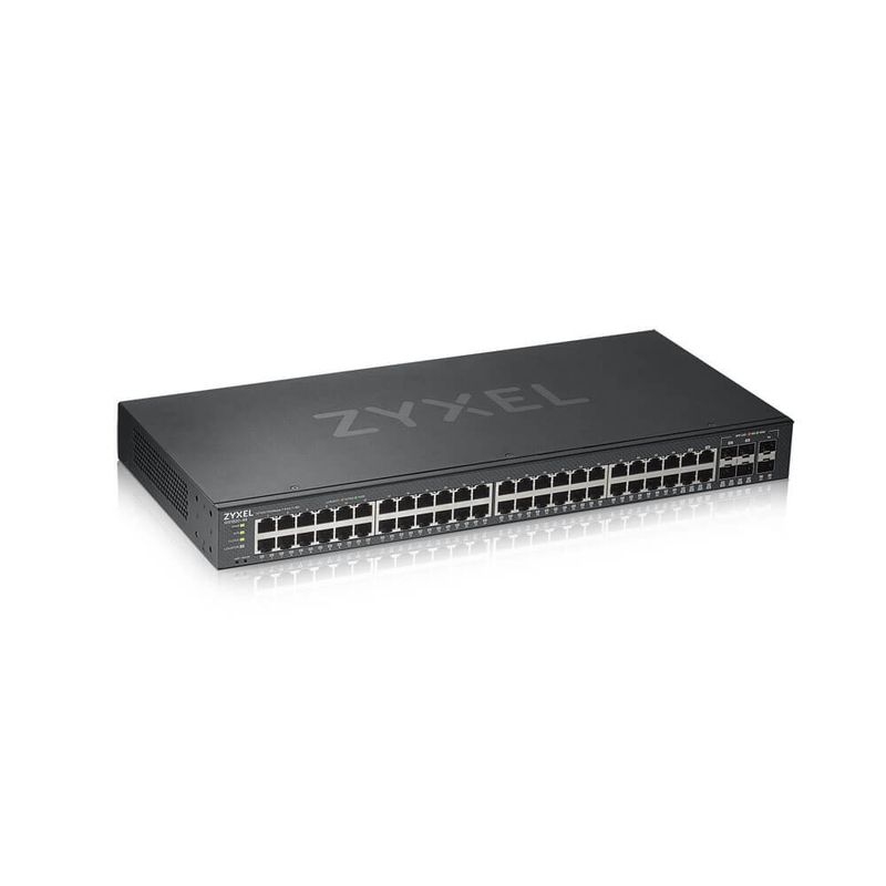 Zyxel-GS1920-48V2-Gestito-Gigabit-Ethernet--10-100-1000--Nero