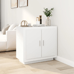 vidaXL Credenza Bianco Lucido 80x40x75 cm in Legno ingegnerizzato