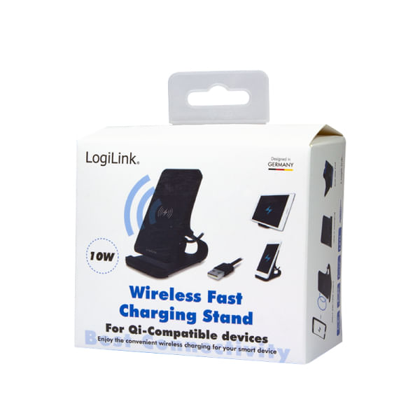 LogiLink-PA0183-Caricabatterie-per-dispositivi-mobili-Smartphone-Tablet-Nero-USB-Carica-wireless-Ricarica-rapida-Interno