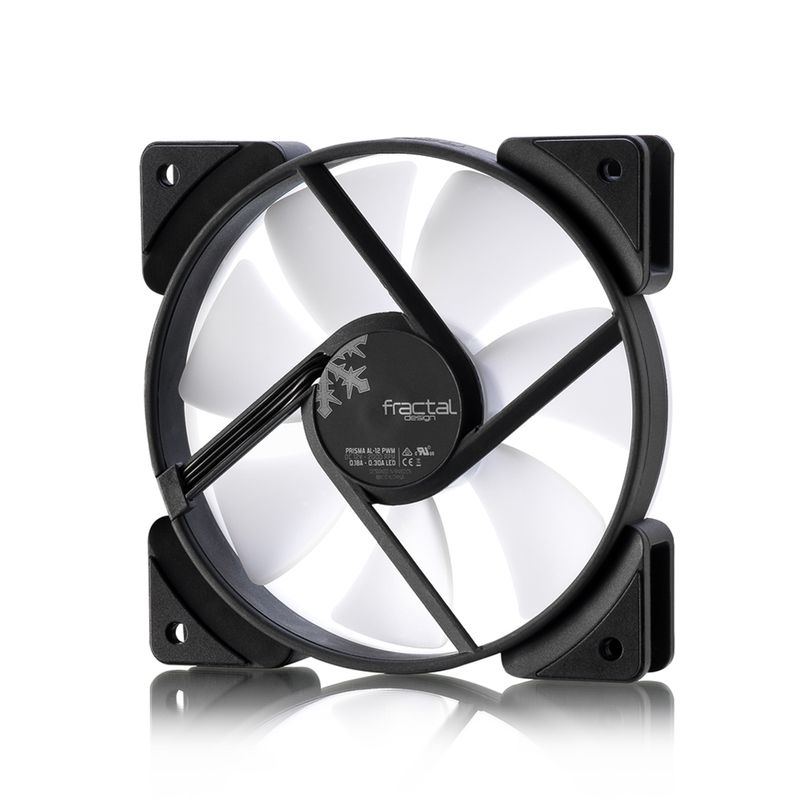 Fractal-Design-Prisma-AL-12-PWM-3P-Case-per-computer-Ventilatore-12-cm-Nero-Bianco-1-pz--Fractal-Design-Prisma-AL-12-PW