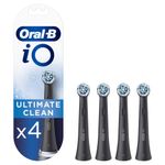 Braun Oral-B iO Ultimate Clean Testine Di Ricambio Nere , 4 Pezzi