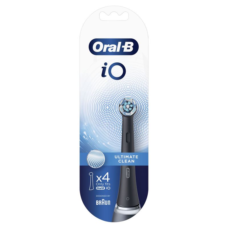 Oral-B-iO-Ultimate-Clean-Testine-Di-Ricambio-Nere--4-Pezzi