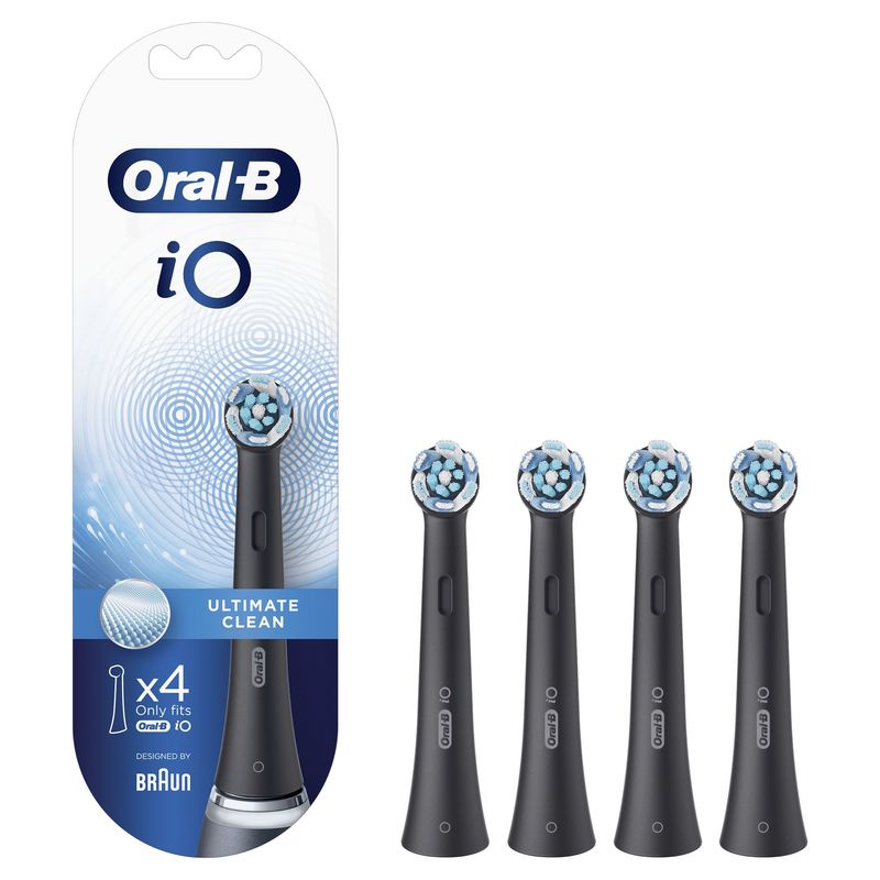 Oral-B-iO-Ultimate-Clean-Testine-Di-Ricambio-Nere--4-Pezzi