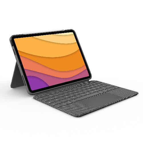Logitech-Combo-Touch-Grigio-Smart-Connector-QWERTZ-Tedesco
