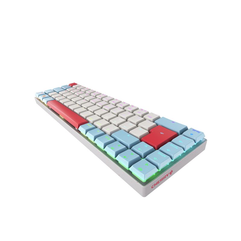 CHERRY-MX-LP-2.1-Compact-Wireless-tastiera-RF-senza-fili---Bluetooth-QWERTZ-Tedesco-Bianco