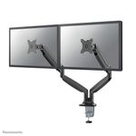 Neomounts Supporto da scrivania per monitor (DESK MOUNT DUAL 10-32IN - CLMP/GROMET VESA75X75TO100X100)