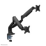 Neomounts-Supporto-da-scrivania-per-monitor--DESK-MOUNT-DUAL-10-32IN---CLMP-GROMET-VESA75X75TO100X100-