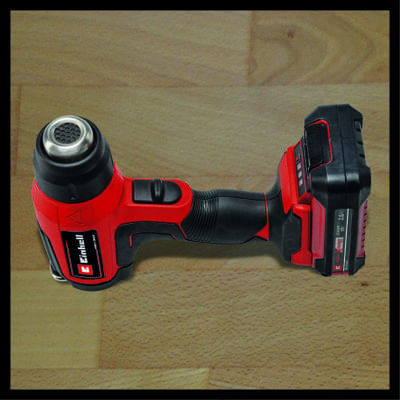 Einhell-TE-HA-18-Li-Pistola-ad-aria-calda-200-l-min-550-°C-Nero-Rosso