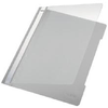 Leitz-Standard-Plastic-File-Grey-A4-PVC--25--cartellina-con-fermafoglio-Grigio