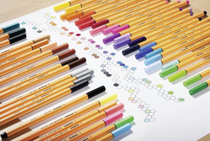 STABILO-Point-88-penna-tecnica-Multicolore-10-pz