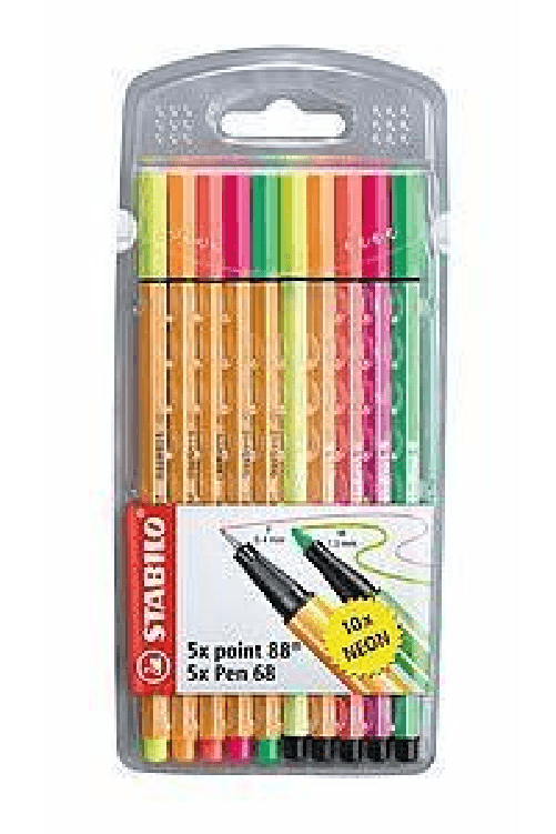 STABILO-Pen-68---point-88-marcatore-Multicolore-10-pz