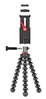 Joby-GripTight-Action-Kit-treppiede-Action-camera-3-gamba-gambe-Nero-Rosso