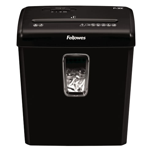 Fellowes-Powershred-P-30C-distruggi-documenti-Triturazione-incrociata-22-cm-Nero