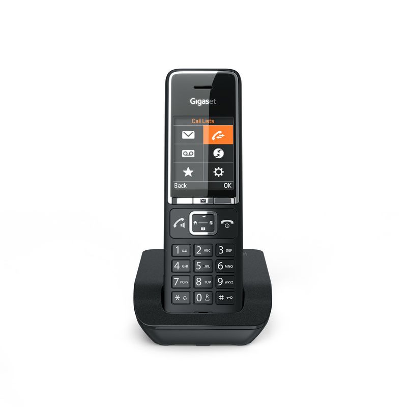 Gigaset-COMFORT-550-Telefono-analogico-DECT-Identificatore-di-chiamata-Nero