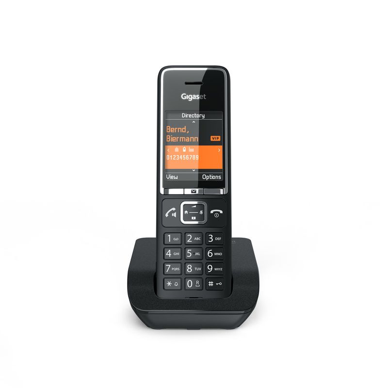 Gigaset-COMFORT-550-Telefono-analogico-DECT-Identificatore-di-chiamata-Nero