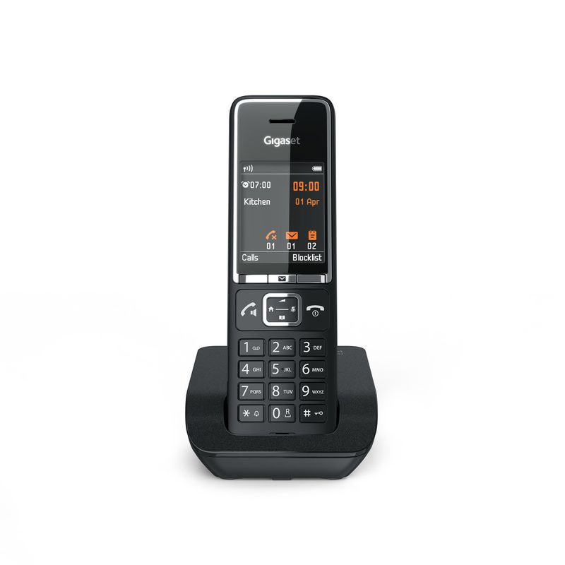 Gigaset-COMFORT-550-Telefono-analogico-DECT-Identificatore-di-chiamata-Nero