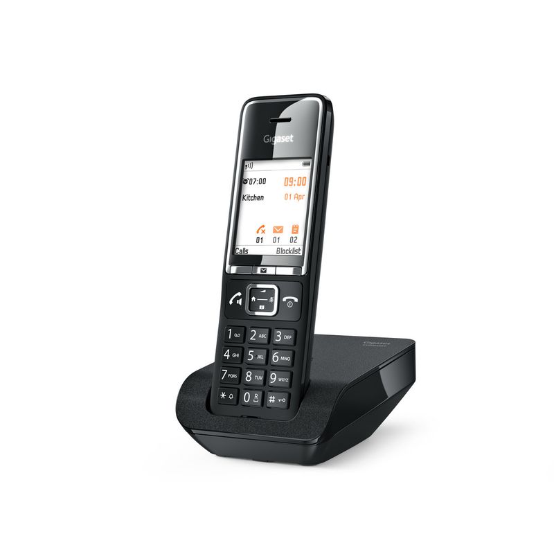 Gigaset-COMFORT-550-Telefono-analogico-DECT-Identificatore-di-chiamata-Nero