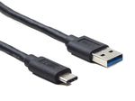 Hamlet-XCU3A-UC31-MM10-cavo-USB-1-m-USB-3.2-Gen-1--3.1-Gen-1--USB-C-USB-A-Nero