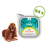 DAILY DOGS 64X100 G CON POLLO E PISELLI