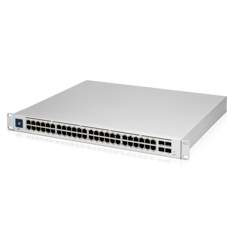 Ubiquiti-UniFi-USW-PRO-48-switch-di-rete-Gestito-L2-L3-Gigabit-Ethernet--10-100-1000--1U-Argento