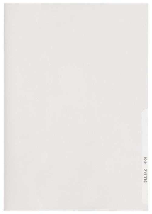 Leitz 41060002 cartella PVC Trasparente A4