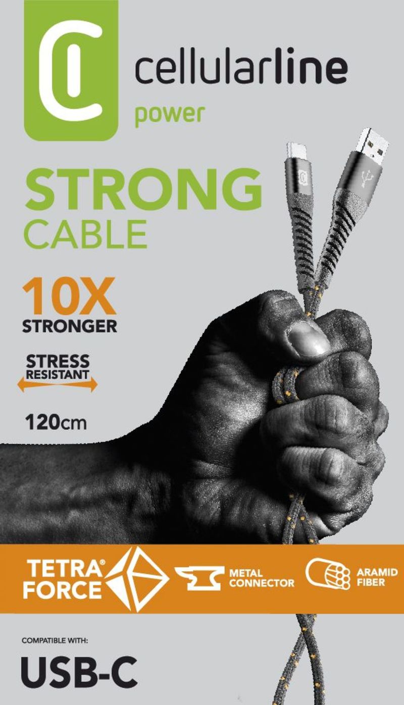 Cellularline-Tetra-Force-Cable-120cm---USB-C