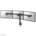 Neomounts 10-27 inch - Flat screen desk mount for 3 screens (Clamp)