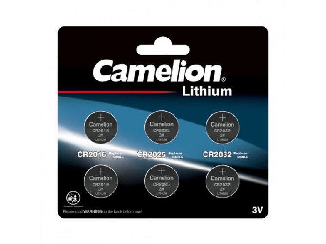 Batteria-Camelion-Lithium-Mix-Set-CR2016-CR2025-CR2032--6-pz.-