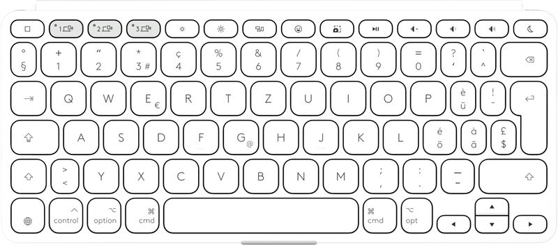Logitech-Keys-To-Go-2-tastiera-Universale-Bluetooth-QWERTZ-Tedesco-Bianco