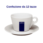 Lavazza set 12 tazze da cappuccino o latte macchiato con piattino