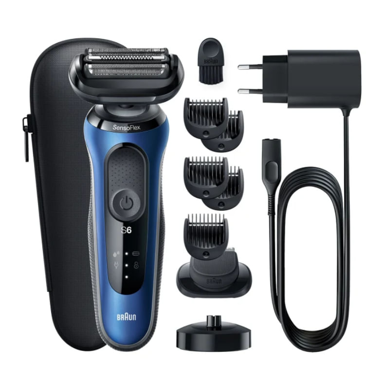 Braun-Series-6-61-B4500cs-Rasoio-Trimmer-Nero-Blu