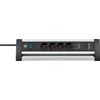 Brennenstuhl-1394000544-prolunghe-e-multiple-18-m-4-presa-e--AC-Interno-Nero-Argento