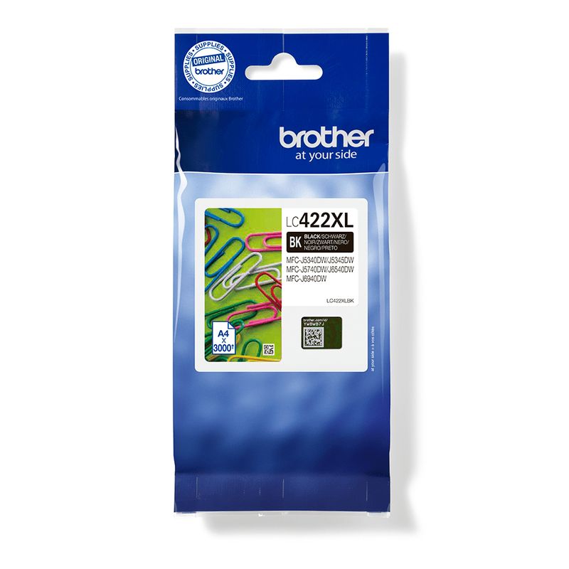 Brother-LC-422XLBK-cartuccia-d-inchiostro-1-pz-Originale-Resa-elevata--XL--Nero