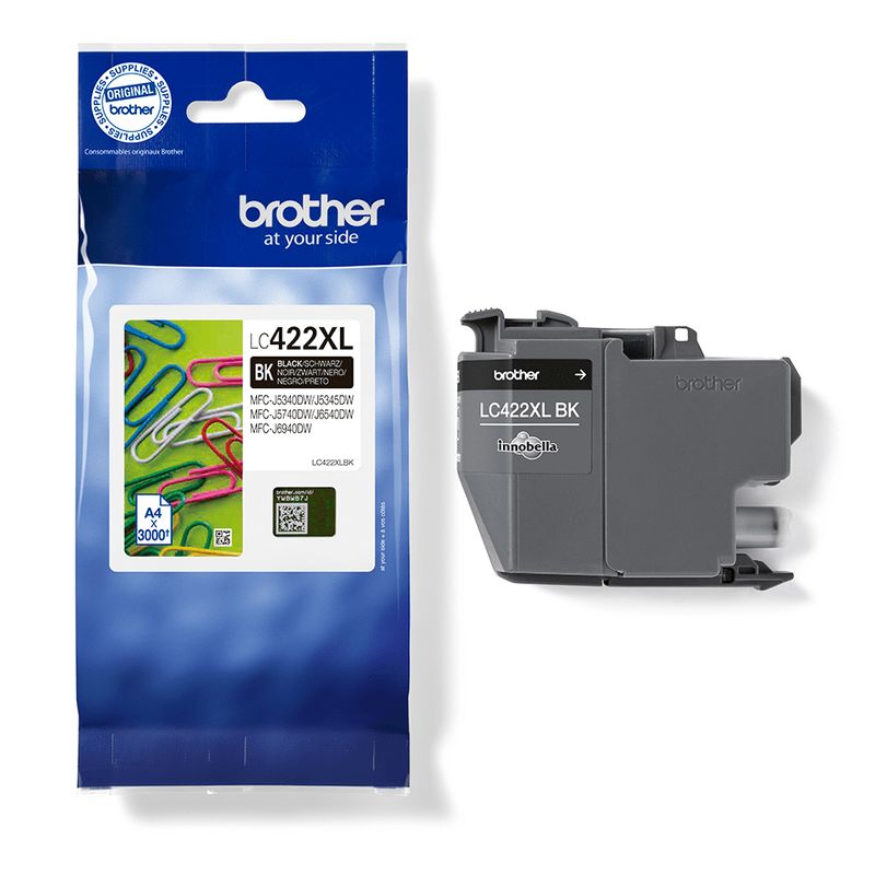 Brother-LC-422XLBK-cartuccia-d-inchiostro-1-pz-Originale-Resa-elevata--XL--Nero