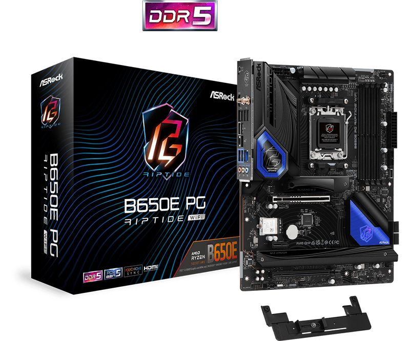 Asrock-B650E-PG-Riptide-WiFi-AMD-B650-Presa-di-corrente-AM5-ATX