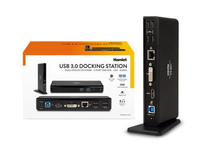 Hamlet-Docking-Station-USB-3.0-Dual-Display-dual-display-DVI-e-HDMI-hub-con-6-porte-usb-LAN-E-AUDIO