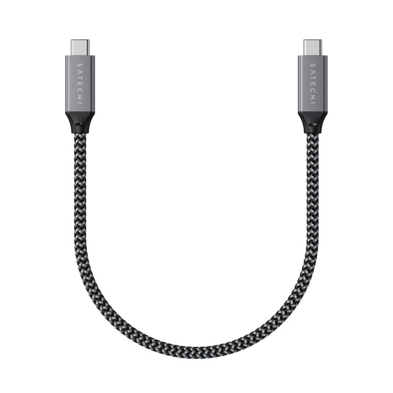 Satechi-ST-U4C25M-cavo-USB-025-m-USB4-Gen-3x2-USB-C-Nero-Grigio