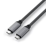 Satechi-ST-U4C25M-cavo-USB-025-m-USB4-Gen-3x2-USB-C-Nero-Grigio